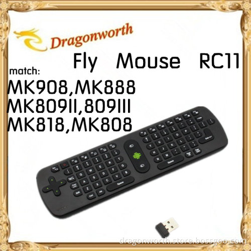 Mini Fly Mouse RC11 Wireness Control RC11 Can Match Android Mini TV/PC Box Mk908/Mk808/Mk818/Mk888